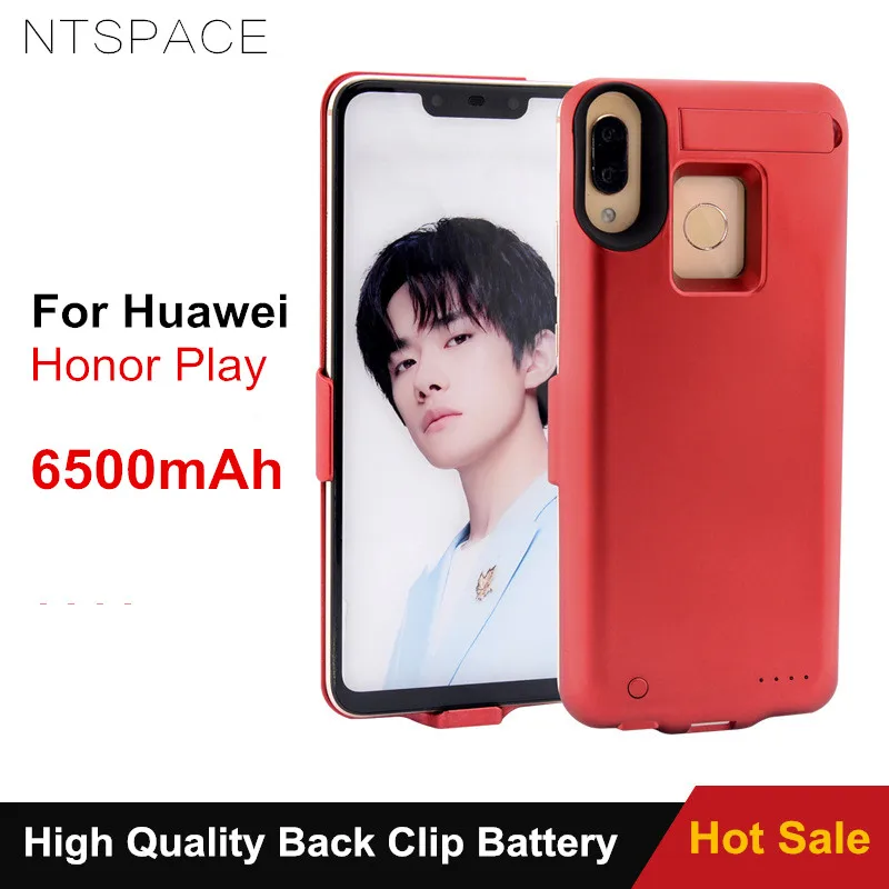 Тонкие Чехлы для зарядного устройства NTSPACE Huawei Honor Play чехол аккумулятора 6500 мАч