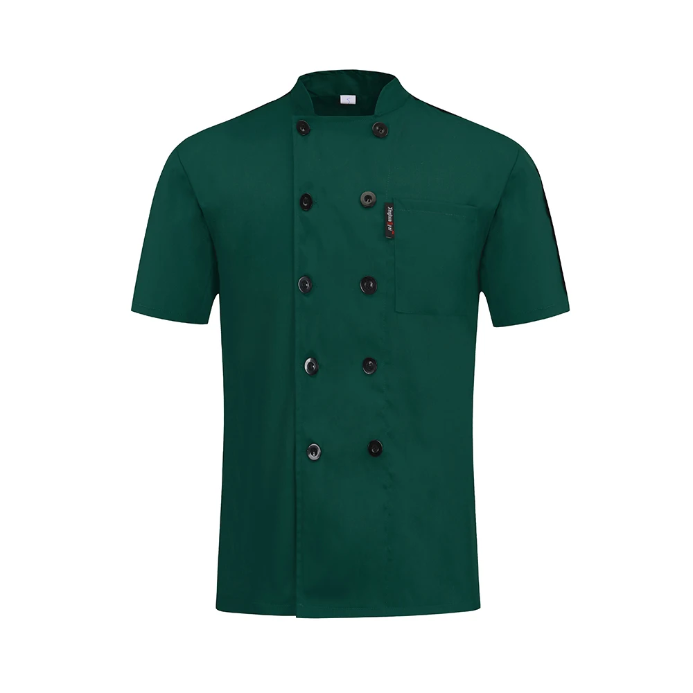 Верхняя одежда для повара Униформа профессиональная Veste De Cuisine летняя кухня Отель Суши для мужчин и женщин столовая праздничная одежда Кофейня
