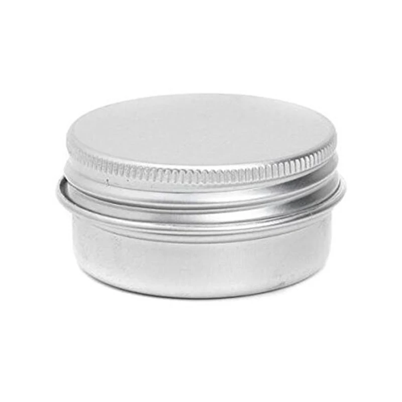 5Pcs 30ml Mini Aluminium Silver Box Empty Sample Container Podwer Cosmetic Travel Pot Jar 52*20mm | Красота и здоровье