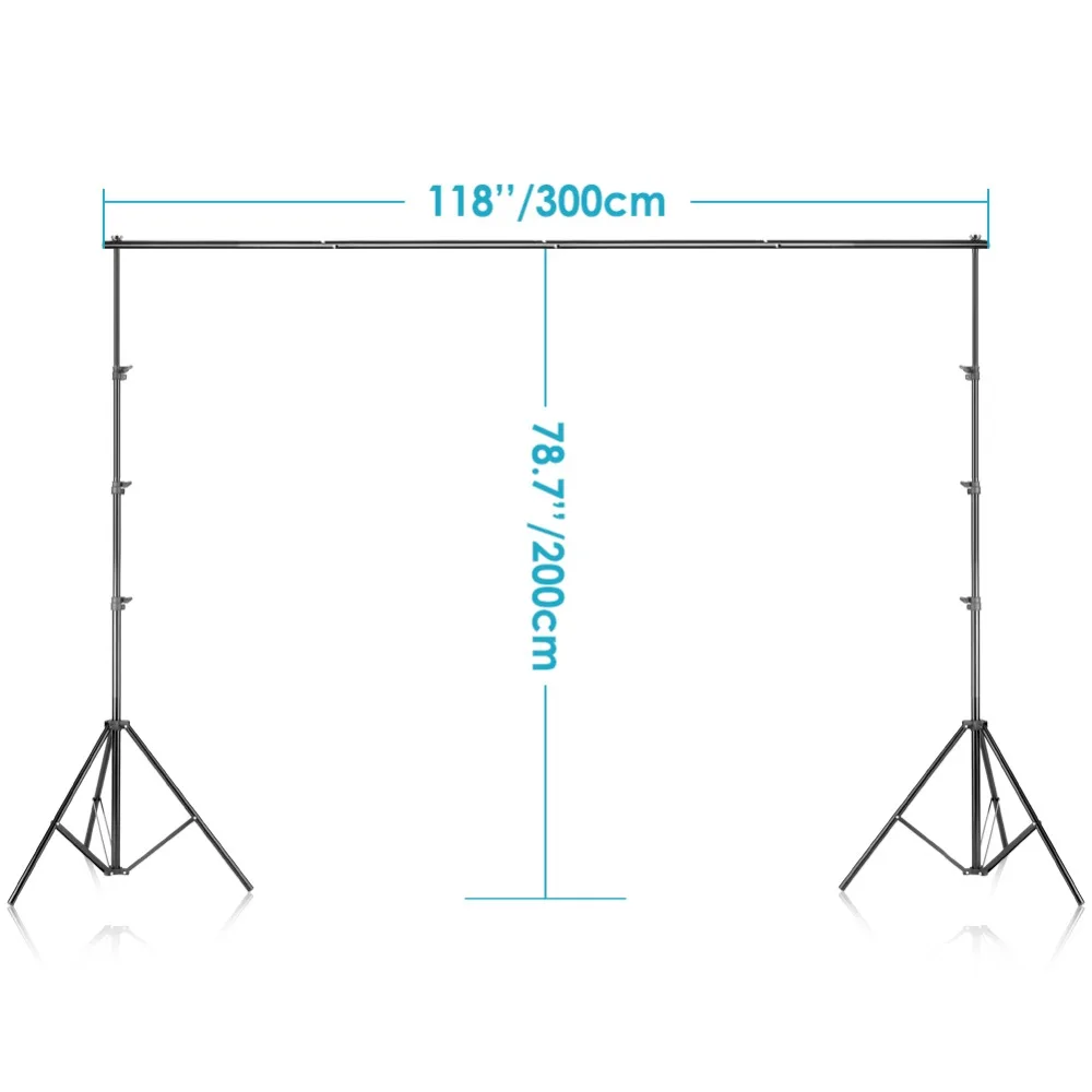 Подставка для фона Neewer 1 8x2 8 футов/2x3 м поддержка зеленого экрана муслиновые