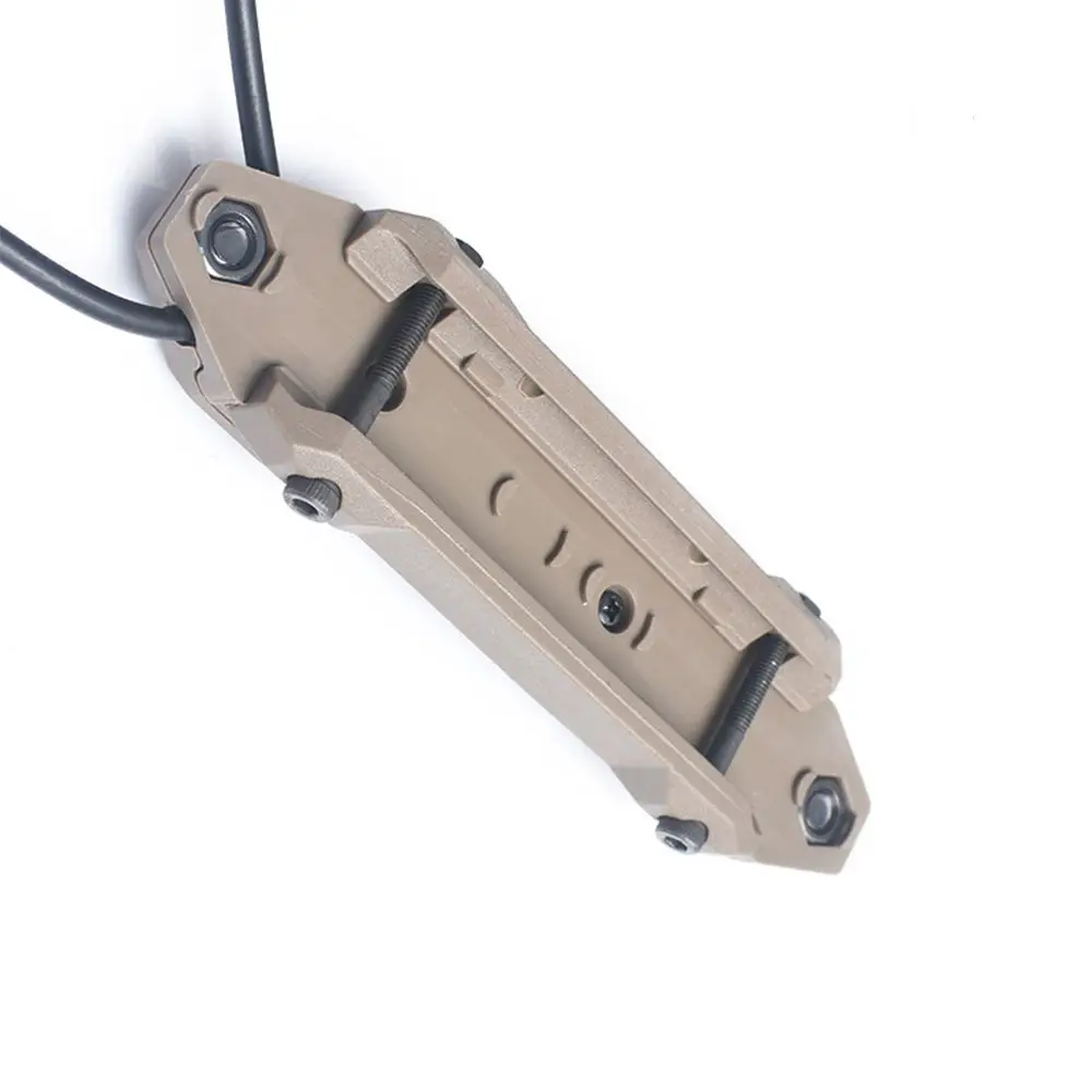 New Airsoft Remote Dual switch 2.5mm Audio Coaxial Plug Tactical Augmented Pressure Switch For WMX-200& PEQ/M3X