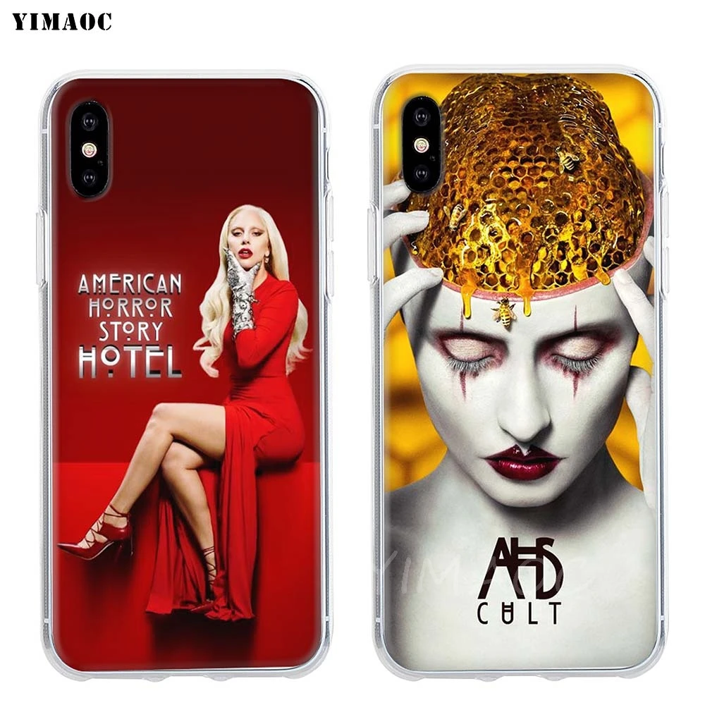 YIMAOC American Horror Story TV Soft Case TPU Silicone Cover for iPhone 8 7 6 6S Plus 5 5S SE X XR XS 11 Pro Max Shell Cases |
