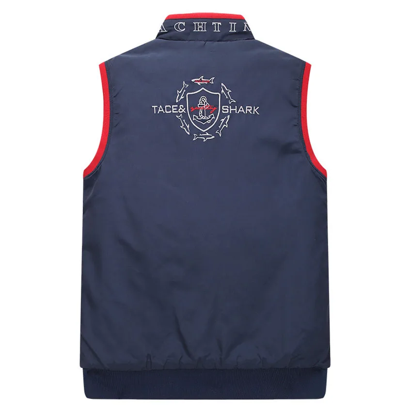 Мужской повседневный жилет куртка пальто осень-весна новая мода без рукавов