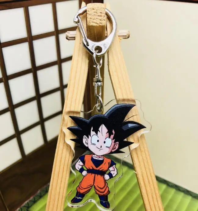 Много нового 20 штук mix Популярные мультфильм аниме Dragon ball смешивания акриловые подвески женщин человек Дети брелок Брелки Подарки