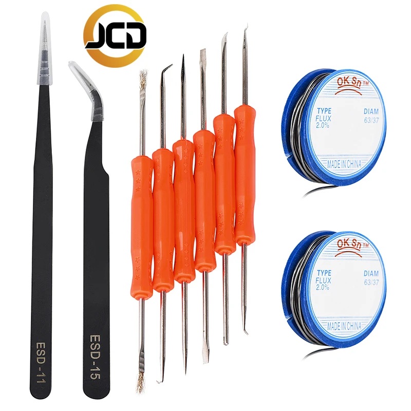 JCD858D паяльная станция с горячим воздухом, 220 В/110 В, 700 Вт, фена, Электрический паяльник, качественный набор, сделай сам и SMD, переделка