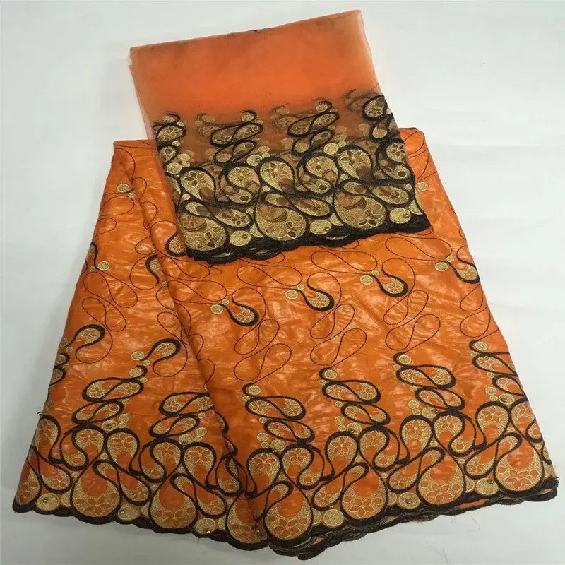 2018 Новая африканская Базен Riche Кружево Ткань Африканский высокое качество Getzner