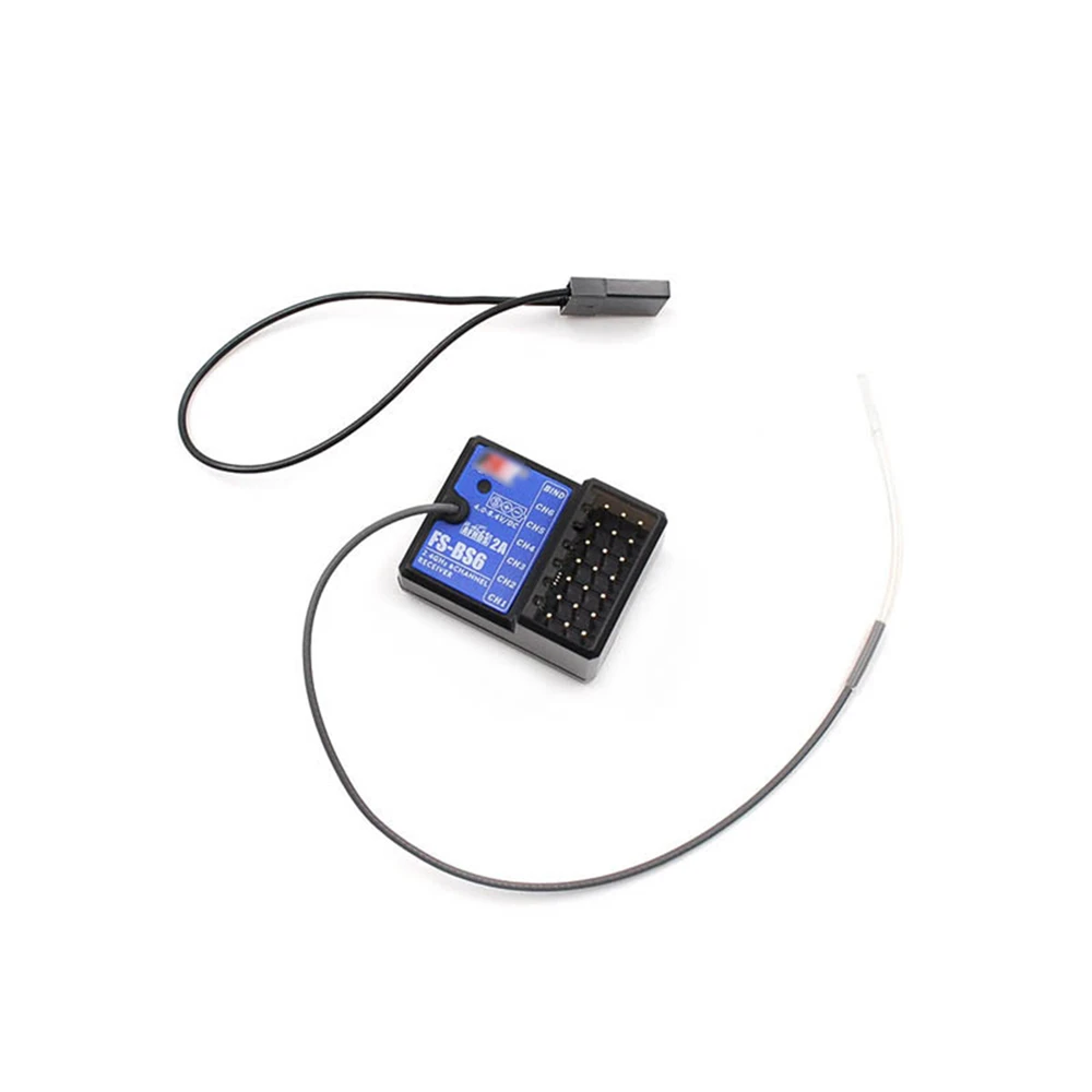 for Flysky FS-BS6 6CH 6 Channels Receiver Fail-Safe FS-GT5 FS-IT4S Transmitter RC Car Boat Accessories | Электроника