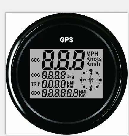 GPS расположение спидометр одометр Milometer цифровой Дисплей автомобиля с рисунком