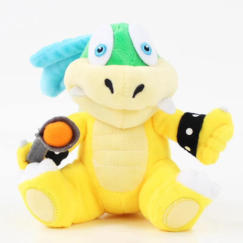 14-40 см Koopa плюшевые игрушки из мультфильмов Боузер кукла маленький Бадди Super Mario Bros Луиджи Йоши Венди Ларри булочка Pom Охотники за привидениями - Цвет: Larry