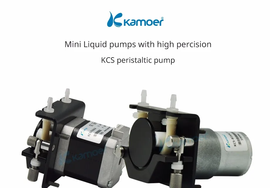 Kamoer KCS 24 V/V Перистальтический водяной насос(шаговый двигатель, цифровое управление, длительный срок службы, высокая точность, BPT трубка