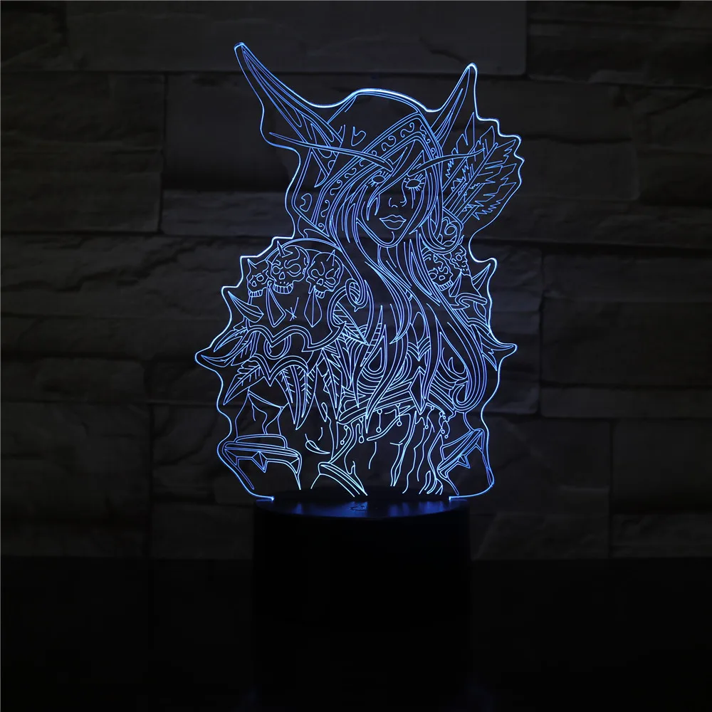 Лампа светодиодная детская World Of Warcraft с USB портом|Ночники| |