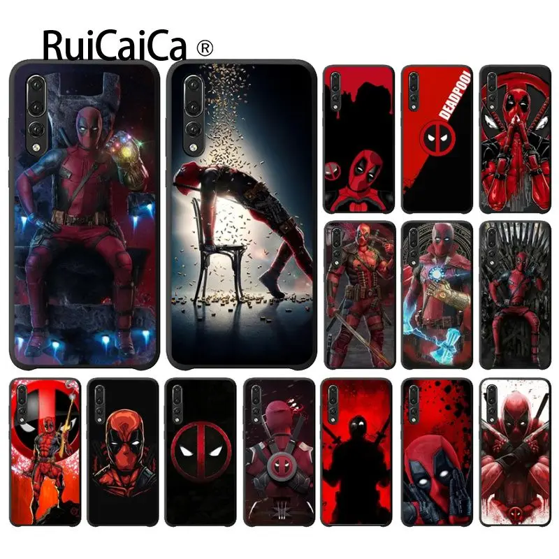 Цветной чехол для телефона Ruicaica Marvel deed pool Deadpool Huawei Mate10 Lite P20 Pro P9 P10 Plus Mate9 10 Honor 9 View