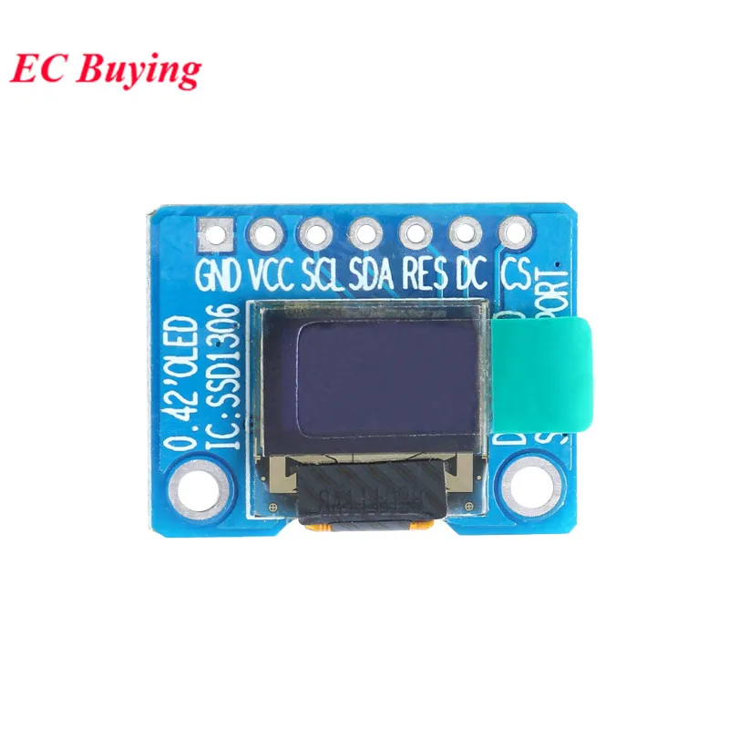 0,42 дюймовый SSD1306 OLED дисплей ЖК-модуль белый IIC/SPI интерфейс ЖК-дисплей модуль 72*40