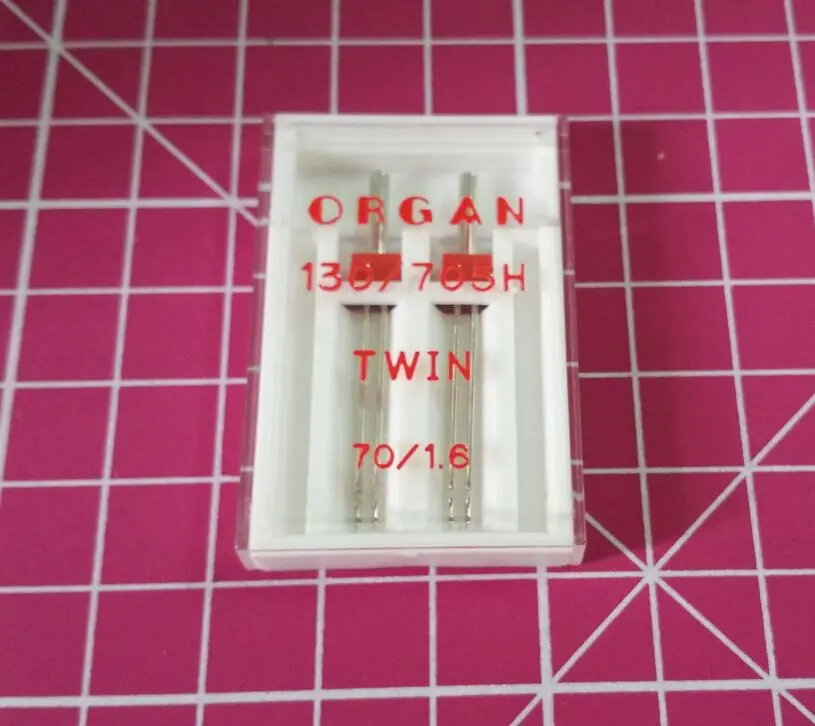 Иглы Organ 130/705H Двойная игла 70/1.6 мм 80/2.5 80/3 бытовая швейная машина | Дом и сад