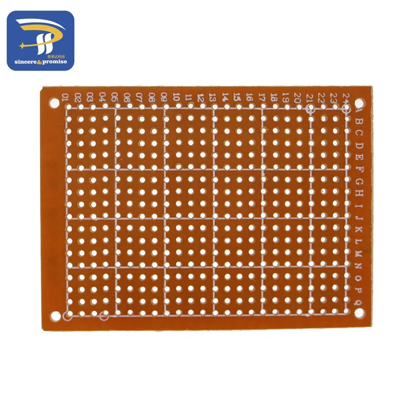 5X7 см 5*7 см Односторонний Прототип 2,54 мм DIY PCB Универсальный макет доска экспериментальная бакелитовая медная пластина схема плата