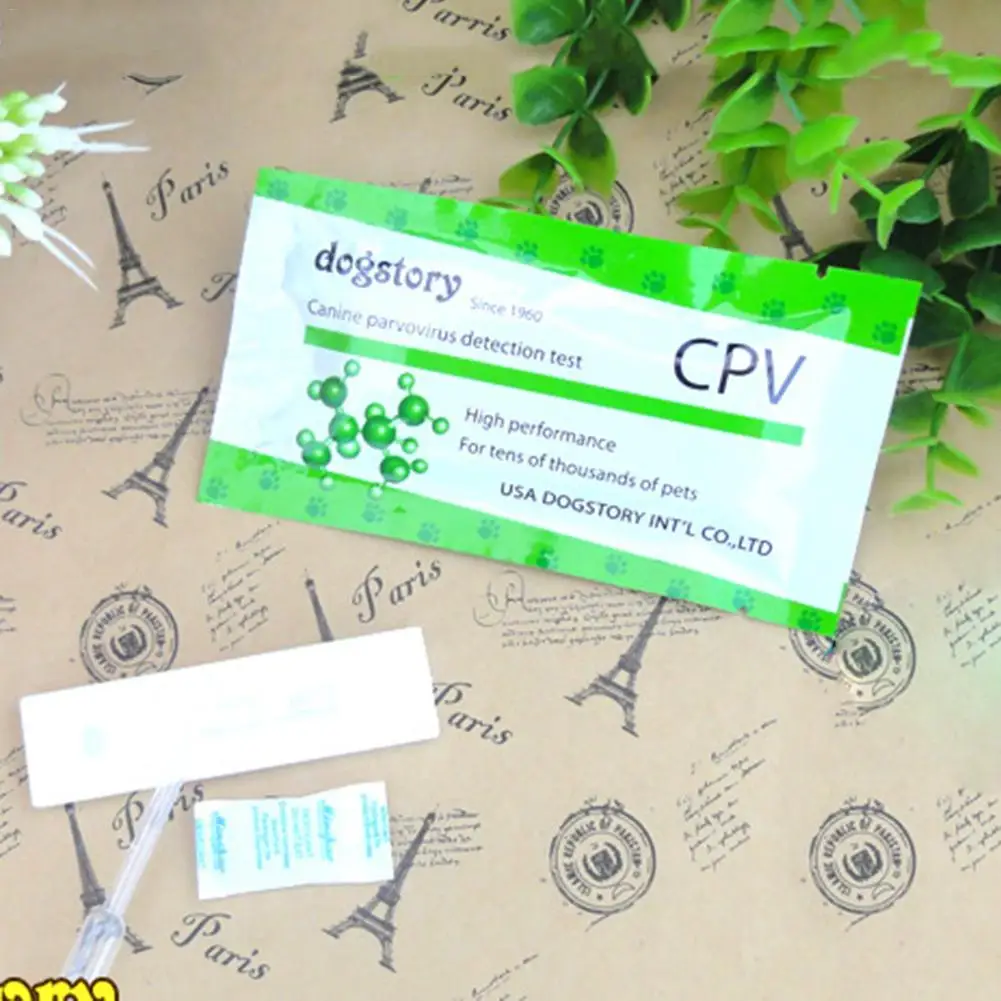 Общего назначения Pet Parvovirus тест-полоска собака медицинский тест-бумага вешалка в