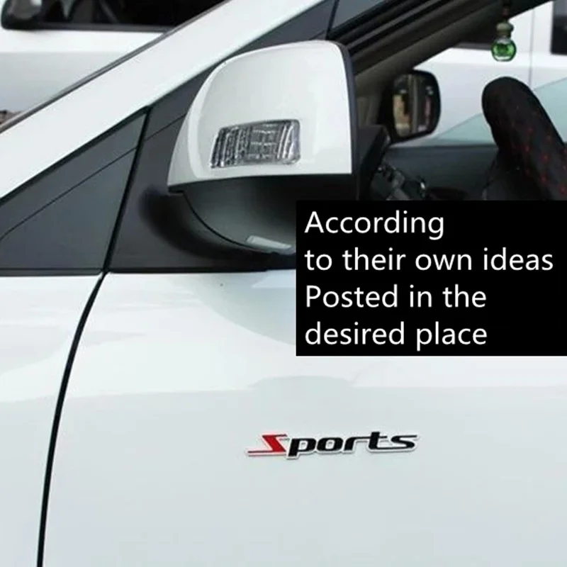 Автомобильный Стайлинг 3D металлические спортивные наклейки для Skoda Fabia Октавия