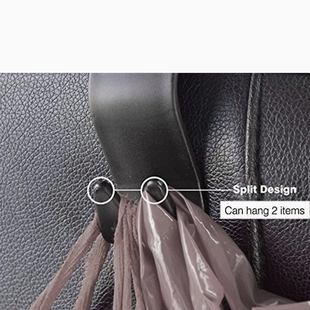 WHDZ 4 шт./компл. авто вешалка на подголовник заднего сиденья держатель крючки