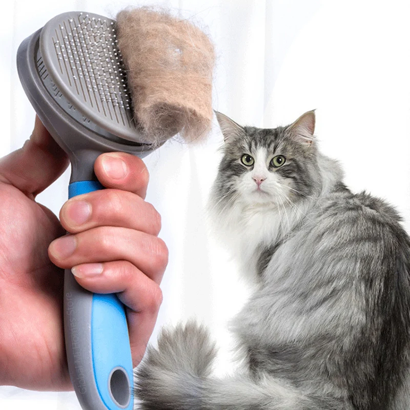

Pet Comb Pet Cat Hair Removal Brush Comb Pet Grooming Tools Hair Shedding Trimmer Comb for Cats
