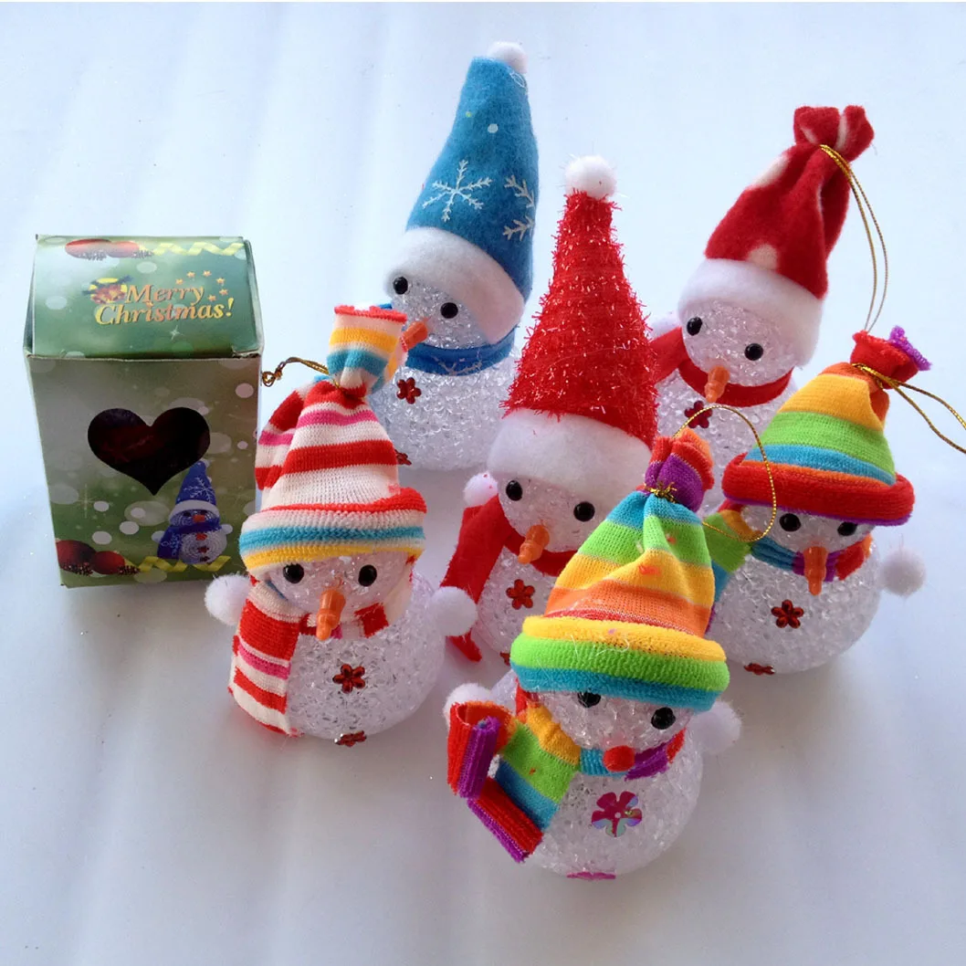 Светящийся Рождественский Ночной светильник с изображением снеговика | Дом и сад