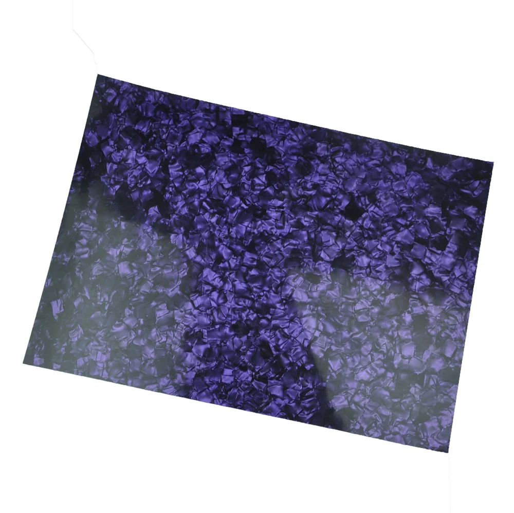 

Gauge 0.46mm Pearl Purple Celluloid Sheet 300x700mm for Pickguard Custom Inlays Guitar Pick Luthier