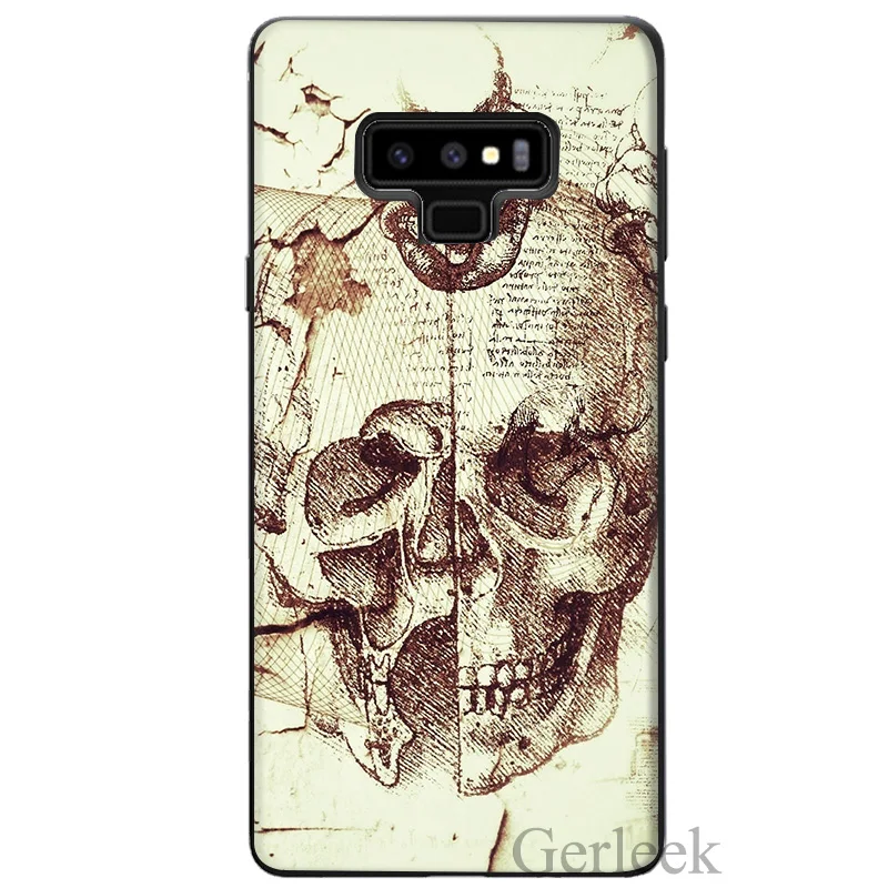 Чехол для телефона Италия Leonardo Da Vinci художественная картина Galaxy A5 A6 Plus 2017 A8 2018 Note 8