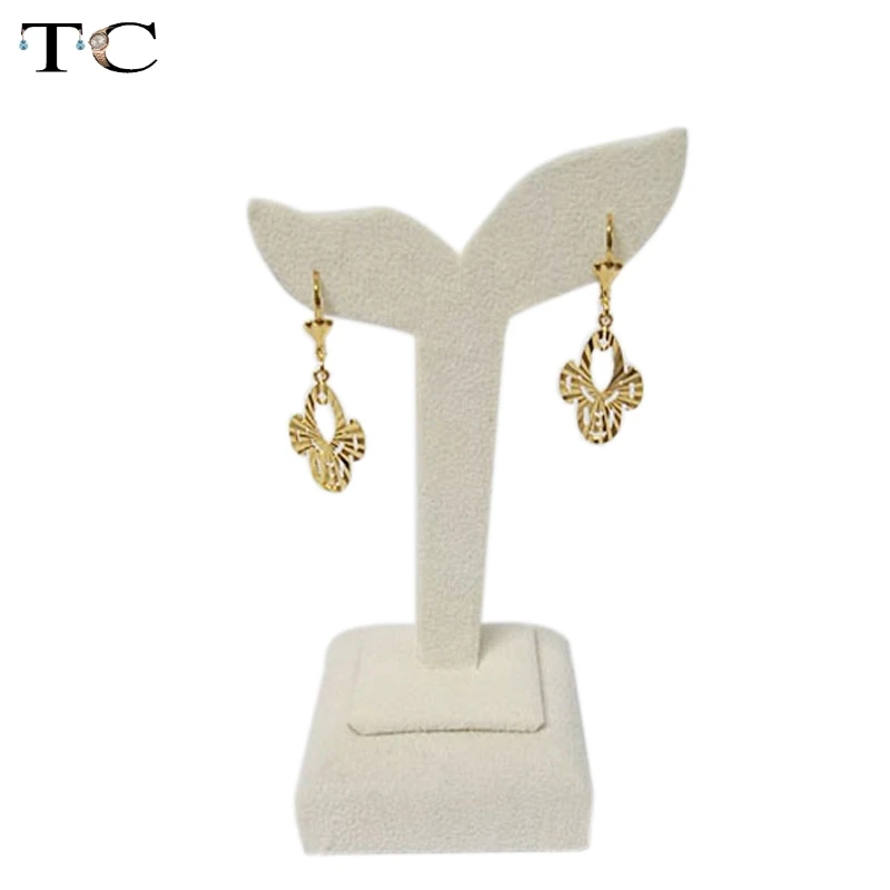 Новое поступление 2015 бежевые бархатные замшевые ювелирные изделия реквизит для