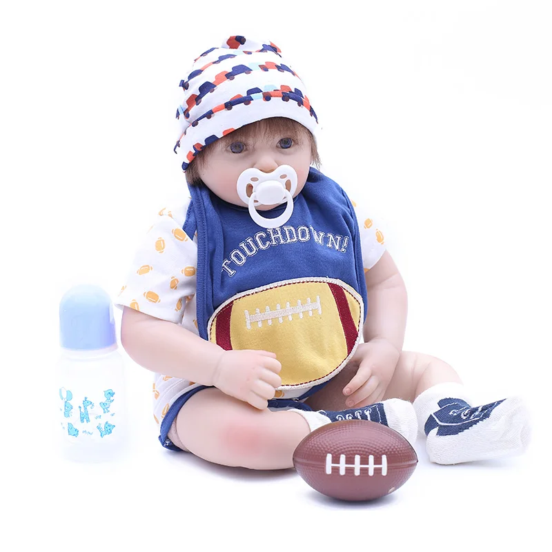 Коллекционные 20 дюймовые куклы reborn babies реалистичные мягкие силиконовые 50 см для