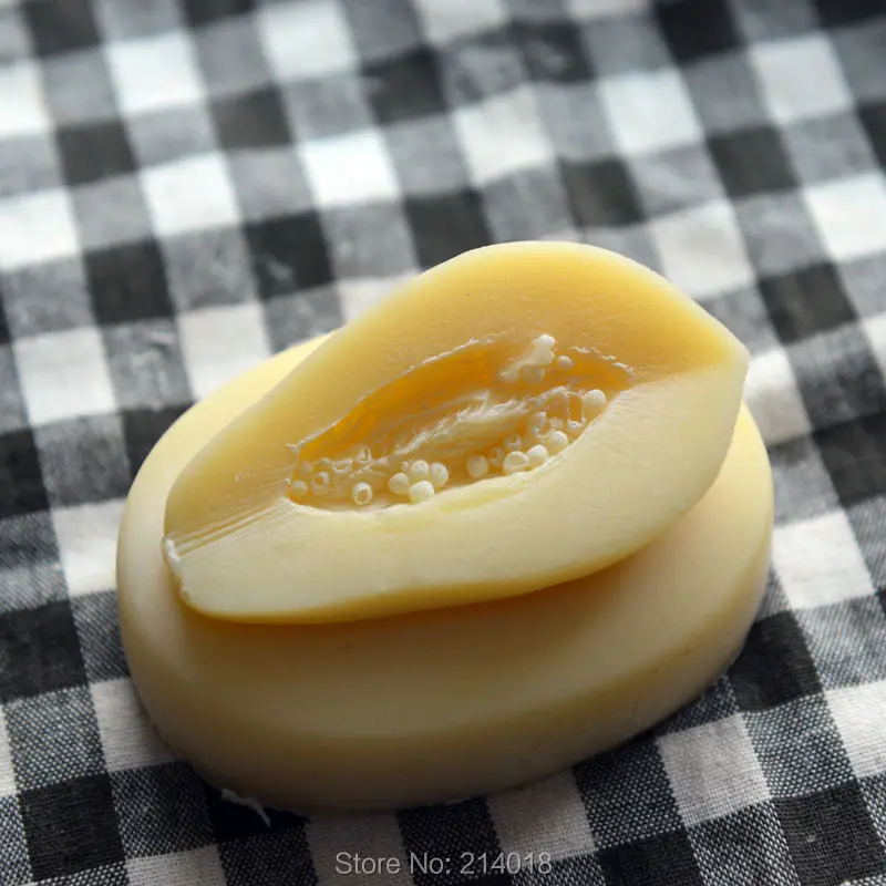 Силиконовые формы форма для мыла ручной работы фрукты папайя ароматического