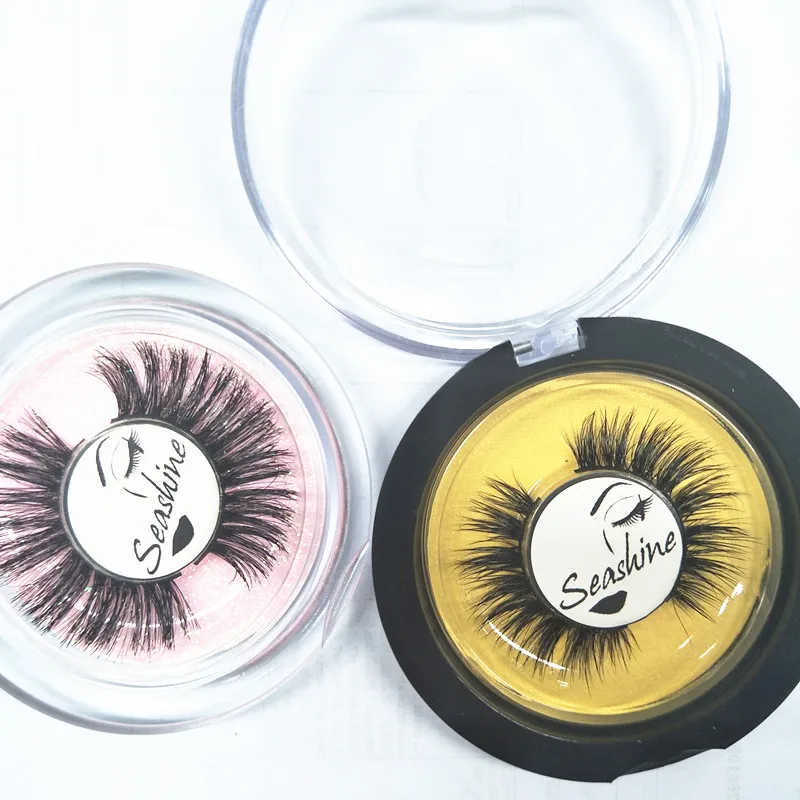 

10 Pairs Sticker Logo 3D Mink Eyelashes Extension Natural Soft Mink Lashes Extension 100% Really Mink Free Shipping