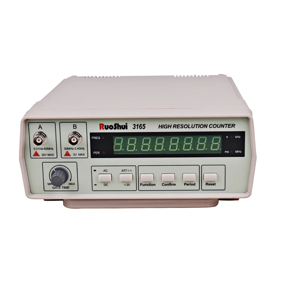 VC3165/Ruoshui 3165 Точная Частота метр интеллигентая(ый) цифровой счетчик частоты 0,01 Гц-2.4GH де