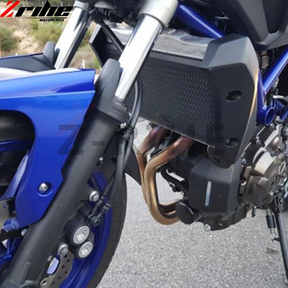 Алюминиевая крышка радиатора для MT 07 2014 2016 защитные решетки защита Yamaha MT07 14 15|grill
