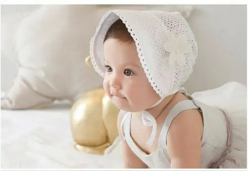 Cute Toddlers Baby Girl Flower Princess Sun Hat Cap Summer Cotton Bonnet Beanis Sunhats | Детская одежда и обувь