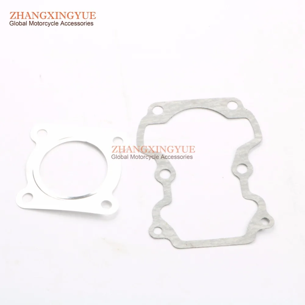 Cylinder Gasket 100cc 2-тактный комплект цилиндров и поршневой комплект и прокладка цилиндра для Suzuki AX100 AX 100 50 мм 2T - Цвет: Cylinder Gasket