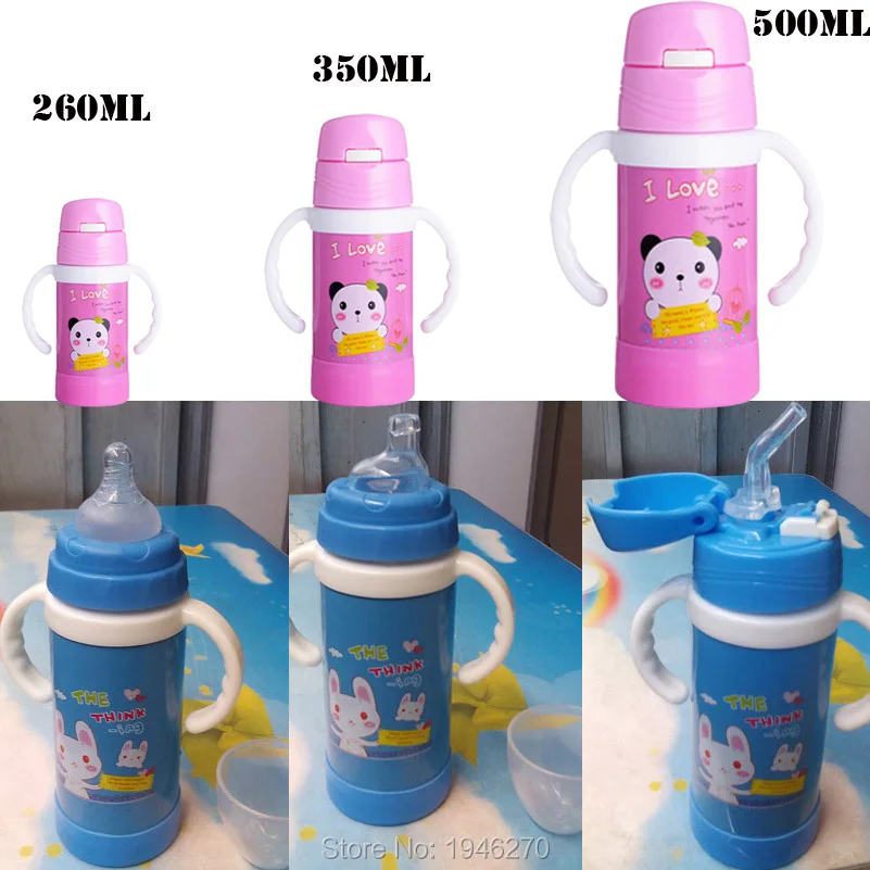 Детская кружка из нержавеющей стали крышка с двойной изоляцией соломенная чашка