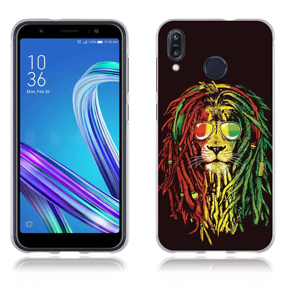 Чехлы для Asus ZenFone Max (M1) ZB555KL мягкая задняя крышка из ТПУ ZB631KL ZB633KL Capas 3D чехол