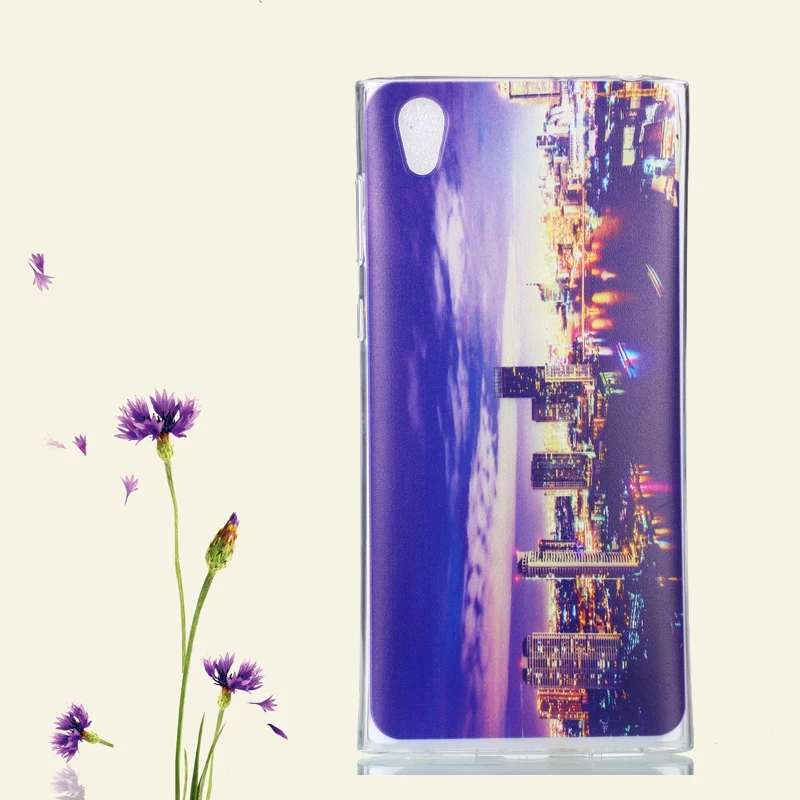 Силиконовый чехол для sony Xperia L1 мягкий из ТПУ задней крышки телефона G3312 чехлы с