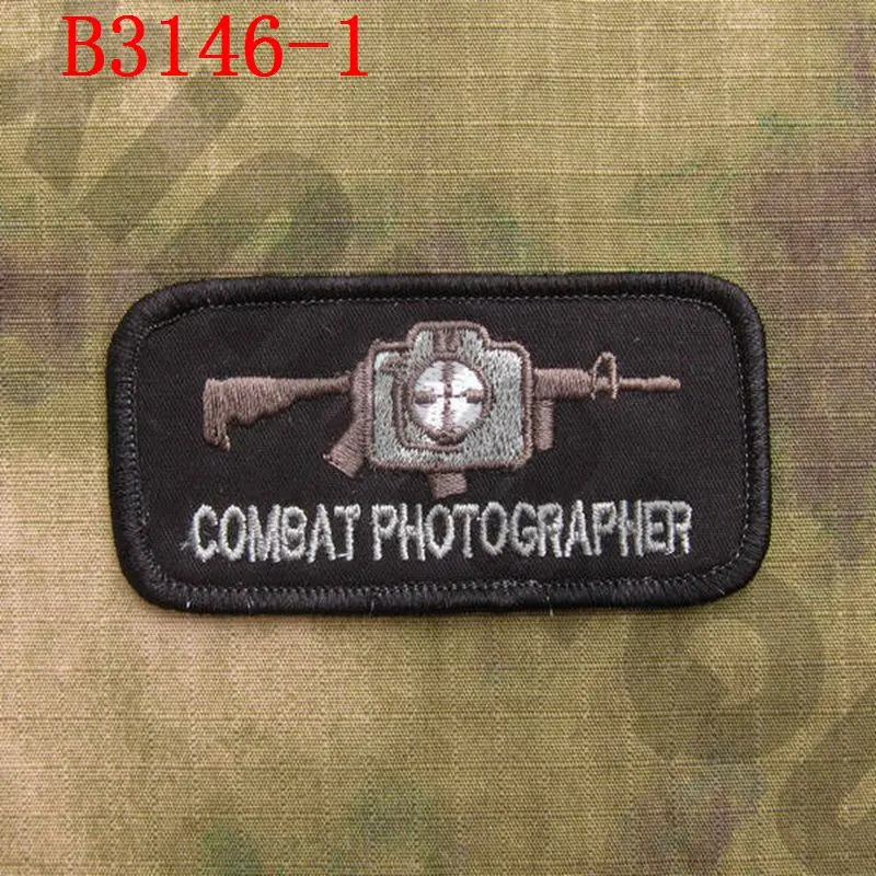 Нашивка С Вышивкой SealTeam боевой фотограф военный тактический моральный дух | Дом и