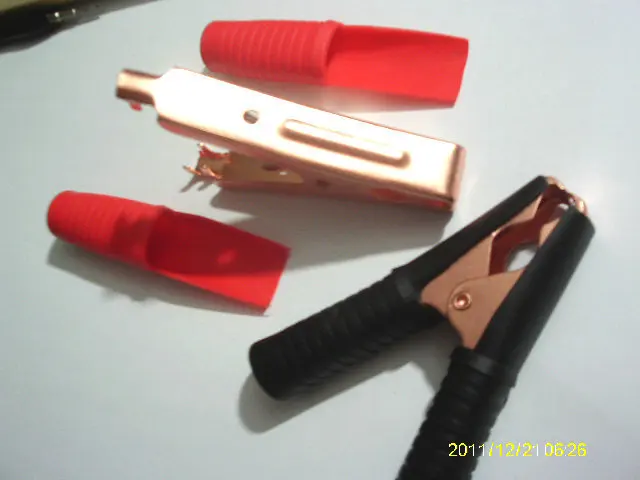 Зажим для автомобильного аккумулятора типа Аллигатор 20 шт. 100 А испытательный