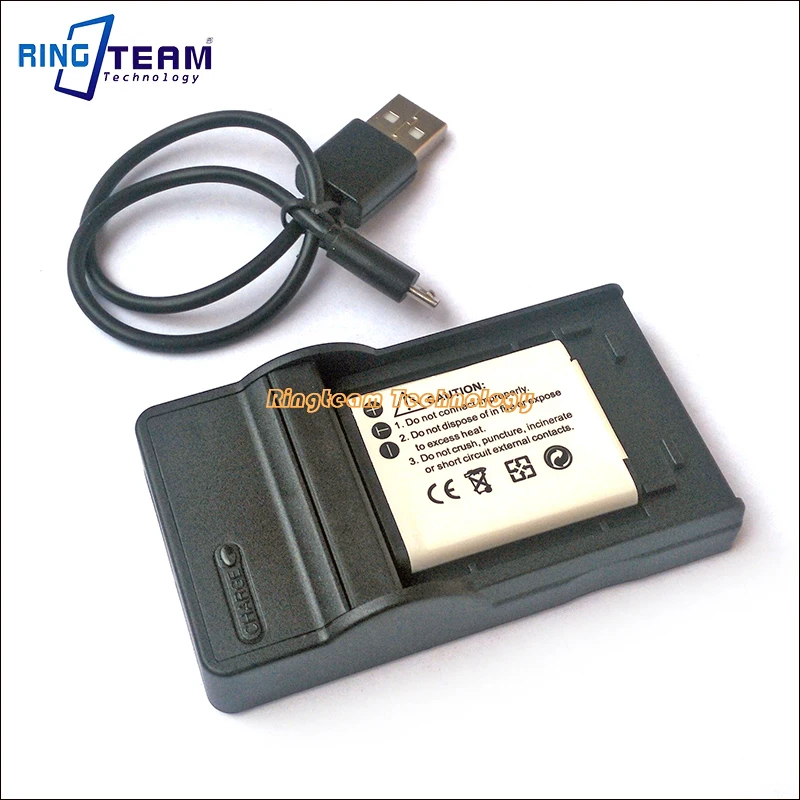 1x USB Зарядное устройство и 1x Батарея DB-L80 DB-L80A Sanyo Xacti Камера видеокамера VPC-CA100 CS1 DMX GH1 GH2 GH3 X1420 VPC-X1220 VPC-X1200