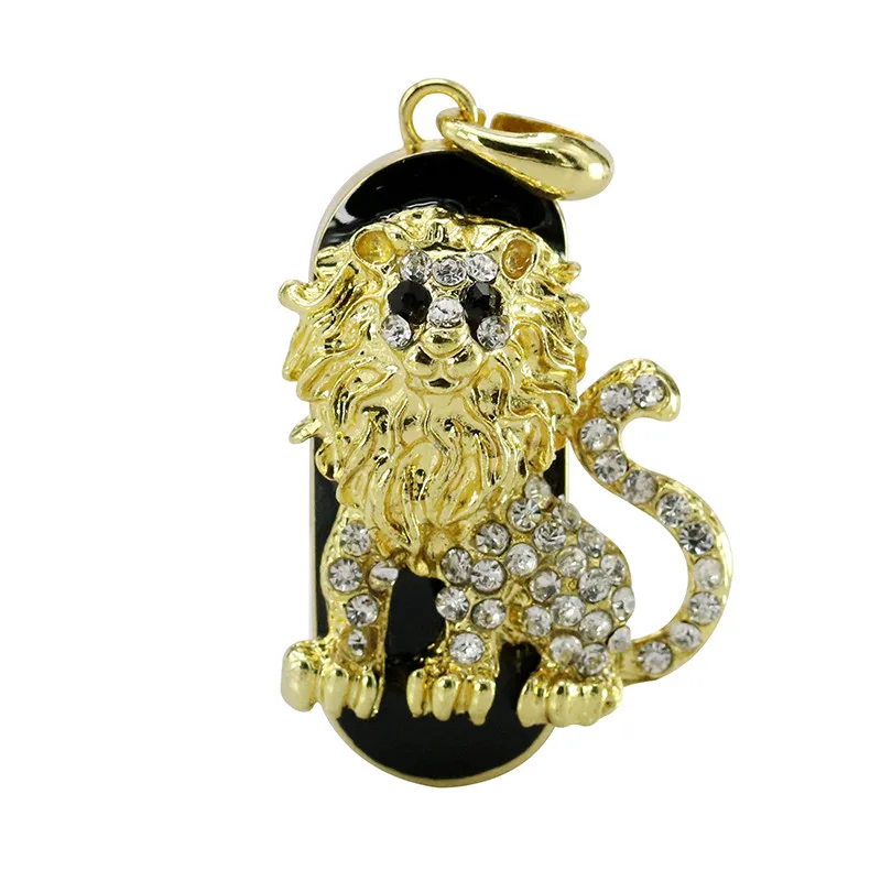 Флеш-накопитель металлический USB флеш-накопитель в виде змеи/льва/Тигра 8 ГБ 16 ГБ 32 ГБ 64 Гб Флешка Кристальный жесткий съемный диск гаджет USB Memeory Stick