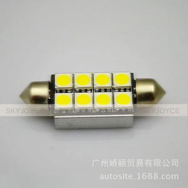 2016 Новый супер яркий Гирлянда Свет 10 шт./лот + белый радиатор C5W LED Canbus гирлянда 42 мм
