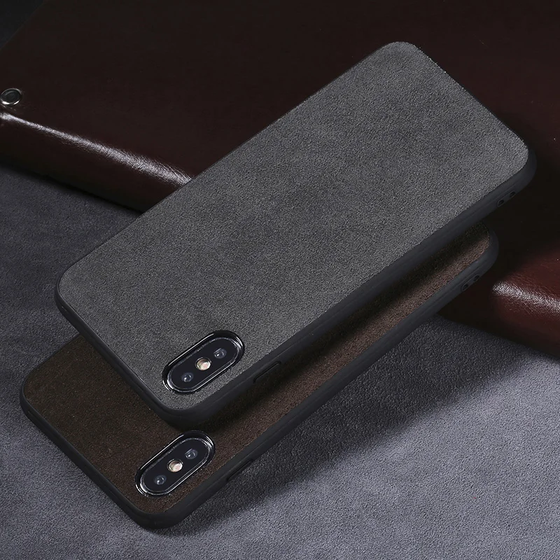 Бренд JUNDONG полностью сделанный из натурального меха чехол для телефона iphone 6