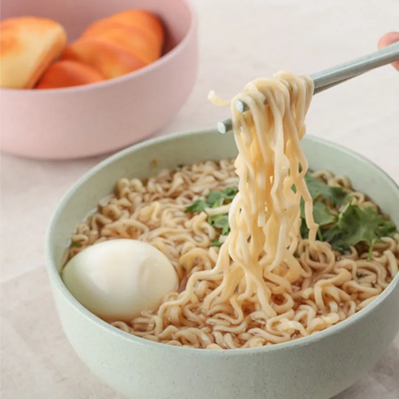 Creative Design Wheat Straw Plastic Rice Bowls Noodle Cereal Soup Bowl Dinnerware Home Decoration Tableware | Дом и сад