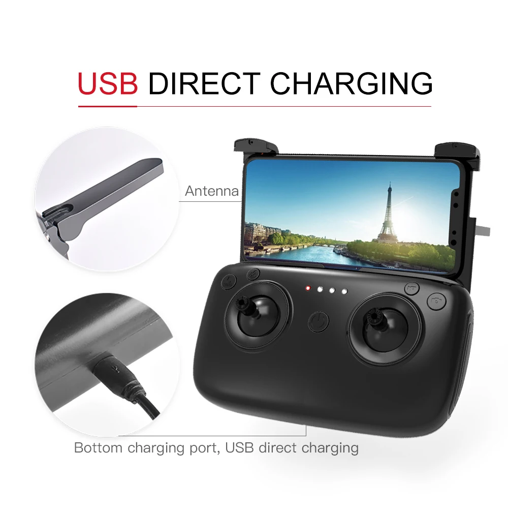 Профессиональный Радиоуправляемый квадрокоптер SG900 Wi Fi FPV 4K HD двойная