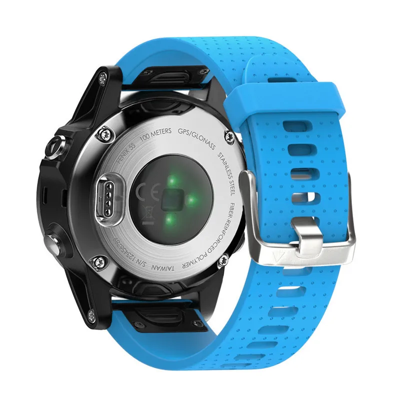 20 мм силиконовые полосы для Quickfit Garmin Fenix 5S Смарт-часы Quick Release Easy Fit силиконовый сменный ремешок для часов
