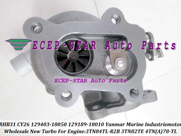 RHB31 CY26 MY61 VA 110021 129403 -18050 129189 -18010 Турбокомпрессор для Yanmar Marine Industriemotor 3TN82TE 3TN84TL 4TNA78-TL