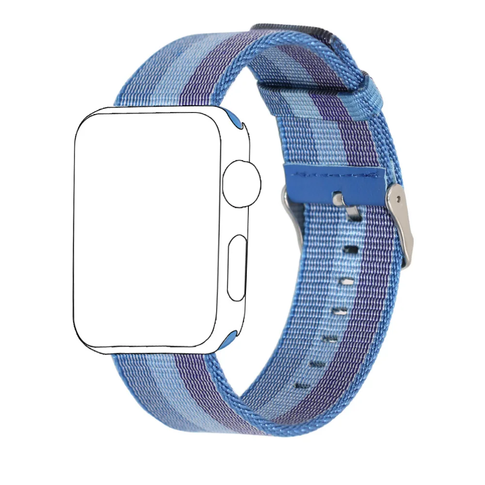 Ремешок nato для apple watch band apple watch 5 4 3 2 1 44 мм/40 мм 42 мм 38 мм iWatch ремешок для часов тканый нейлоновый браслет blet