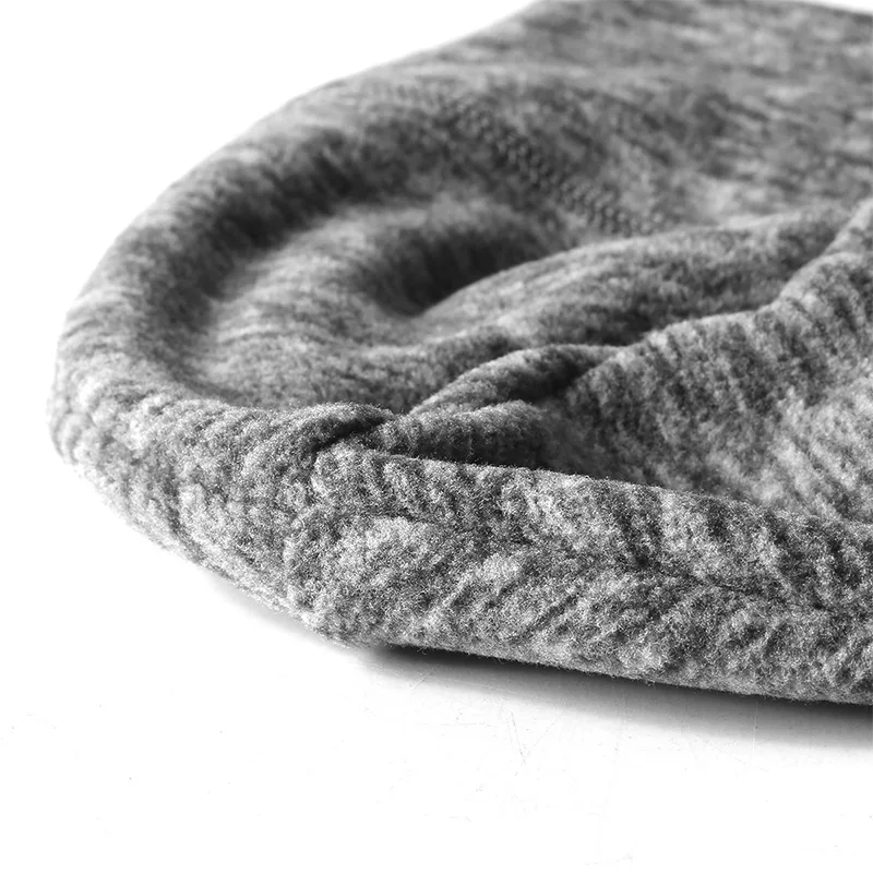 Мужская Шапка-бини Lurehooker ветрозащитная вязаная шапка с наушниками для бега и