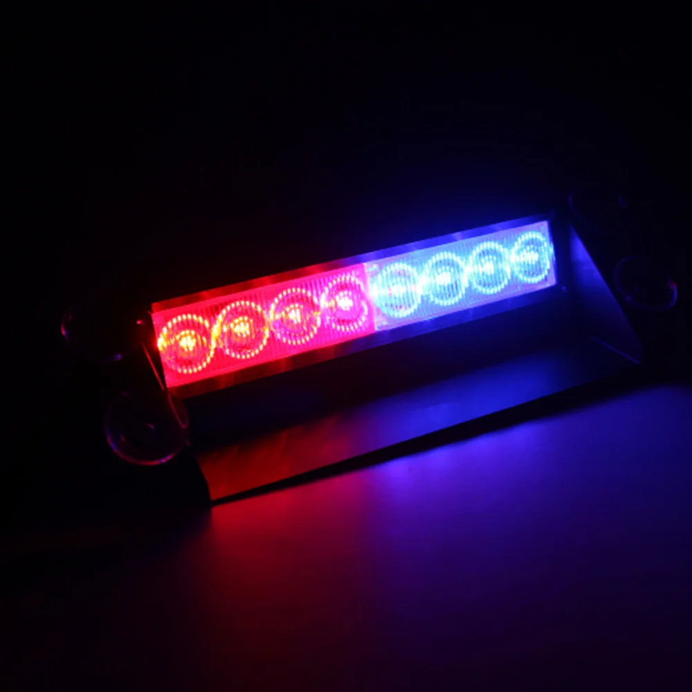 12V автомобиль грузовик лобовое стекло светодиодный Предупреждение вспышки света